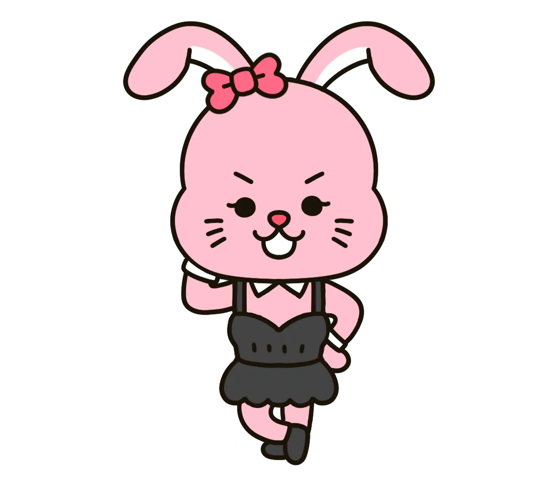 ちゃっかりうさぎ 64タイプ恋愛診断キャラクター